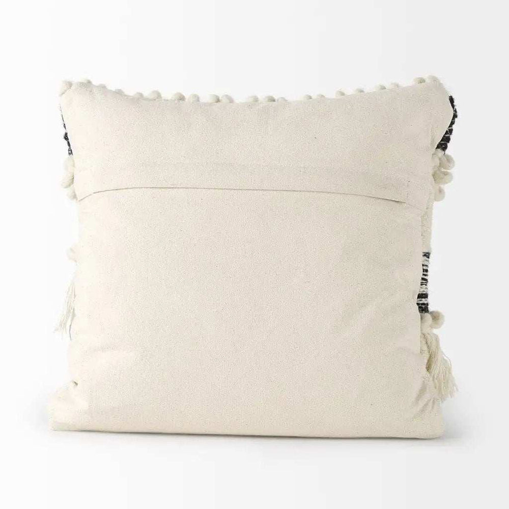 Boho Black And White Accent Pillow Cover - Homeroots - Flyclothing LLC