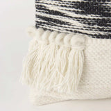 Boho Black And White Accent Pillow Cover - Homeroots - Flyclothing LLC