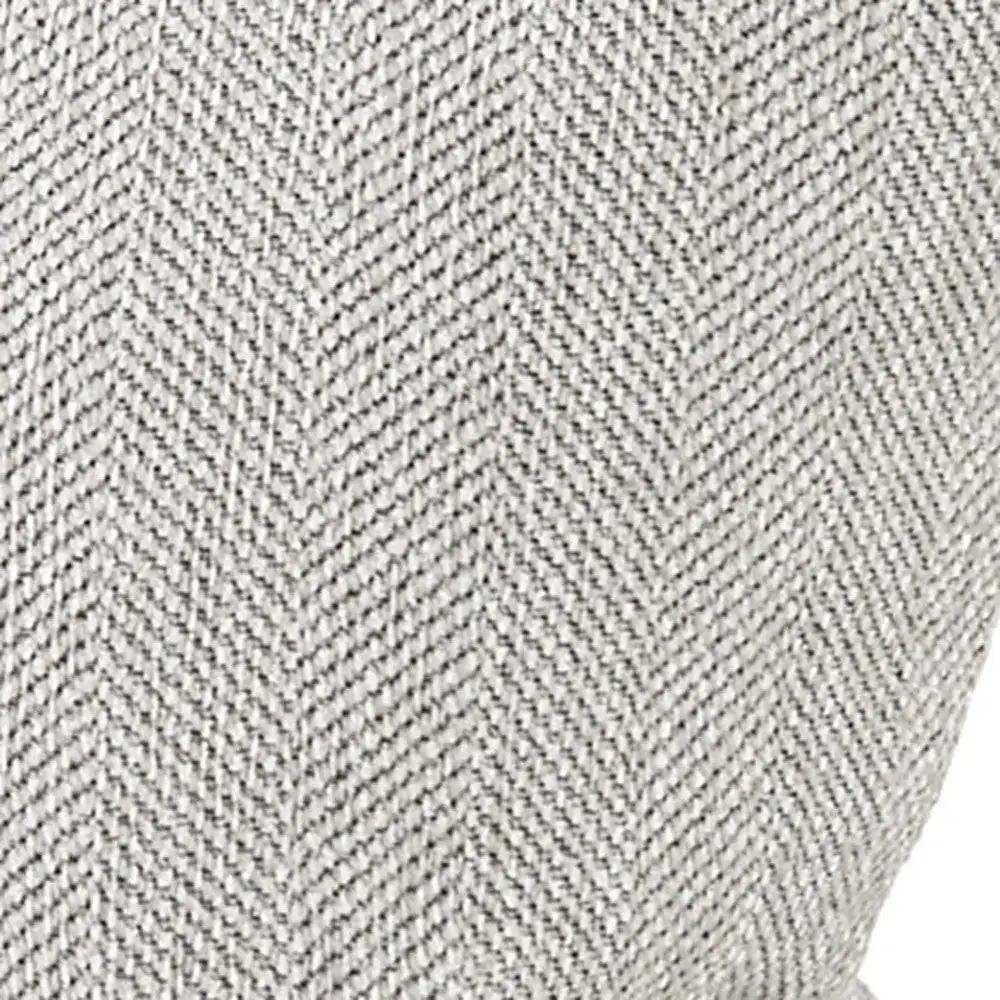 Ash Gray Basket Weave Accent Throw Pillow - Homeroots - Flyclothing LLC
