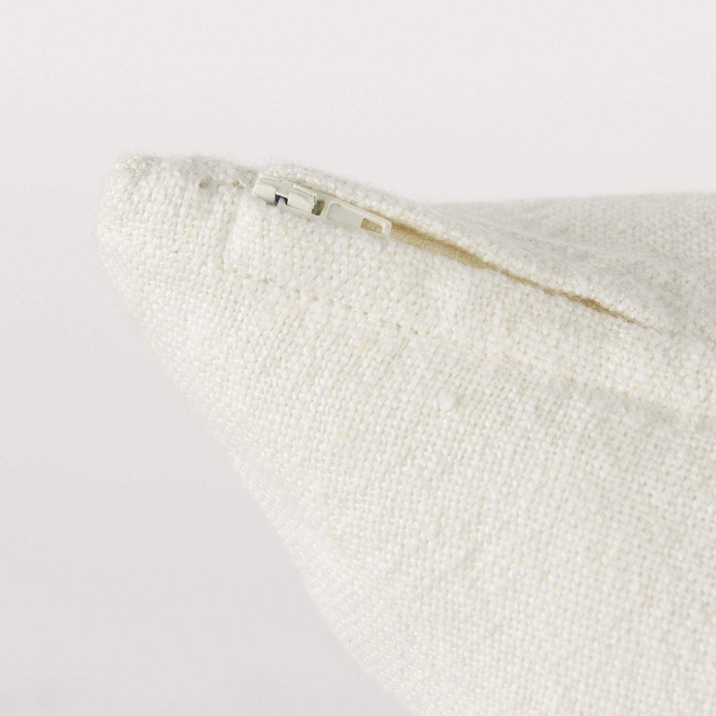 Off White Pillow Cover With Ash Gray Stripes - Homeroots - Flyclothing LLC