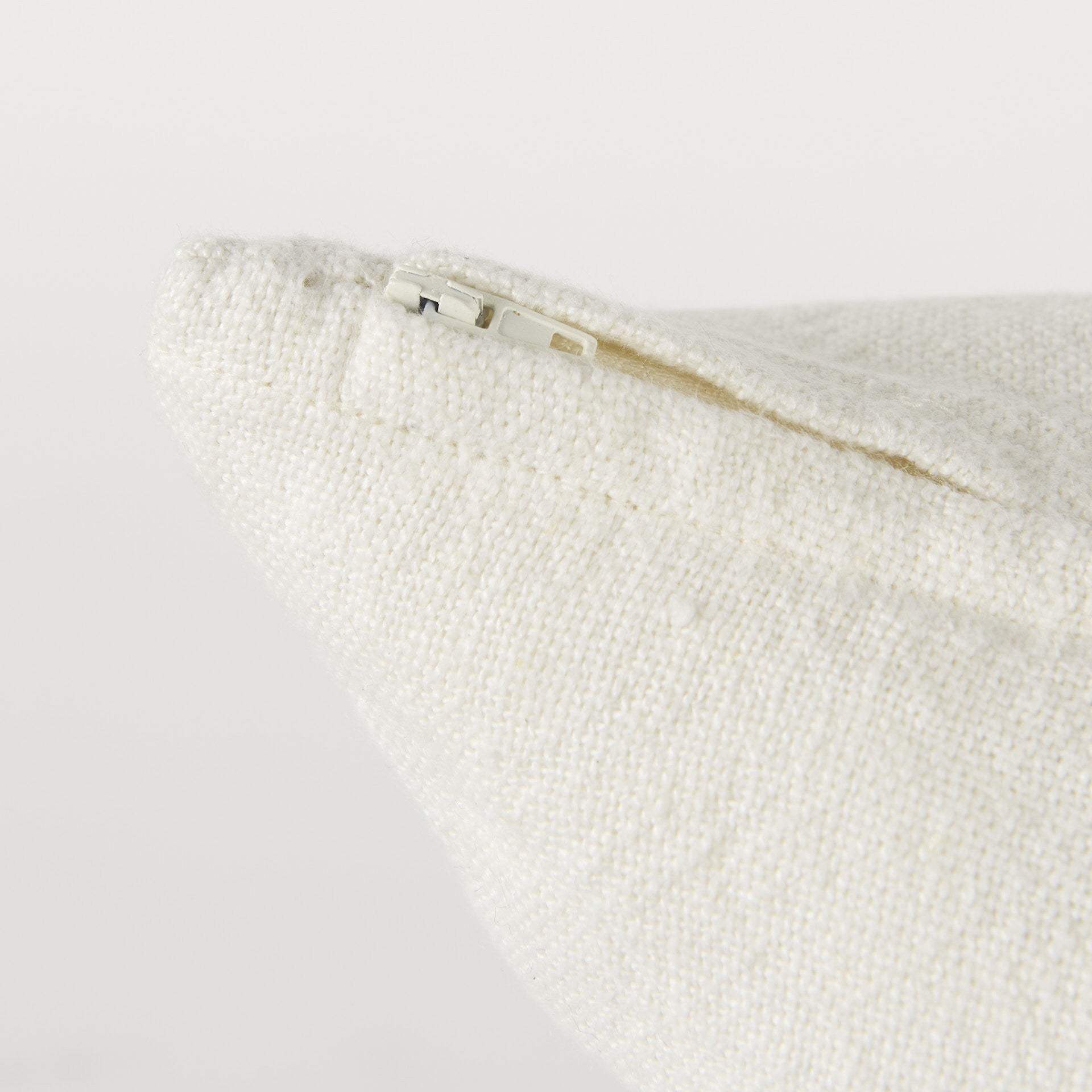 Off White Pillow Cover With Ash Gray Stripes - Homeroots - Flyclothing LLC