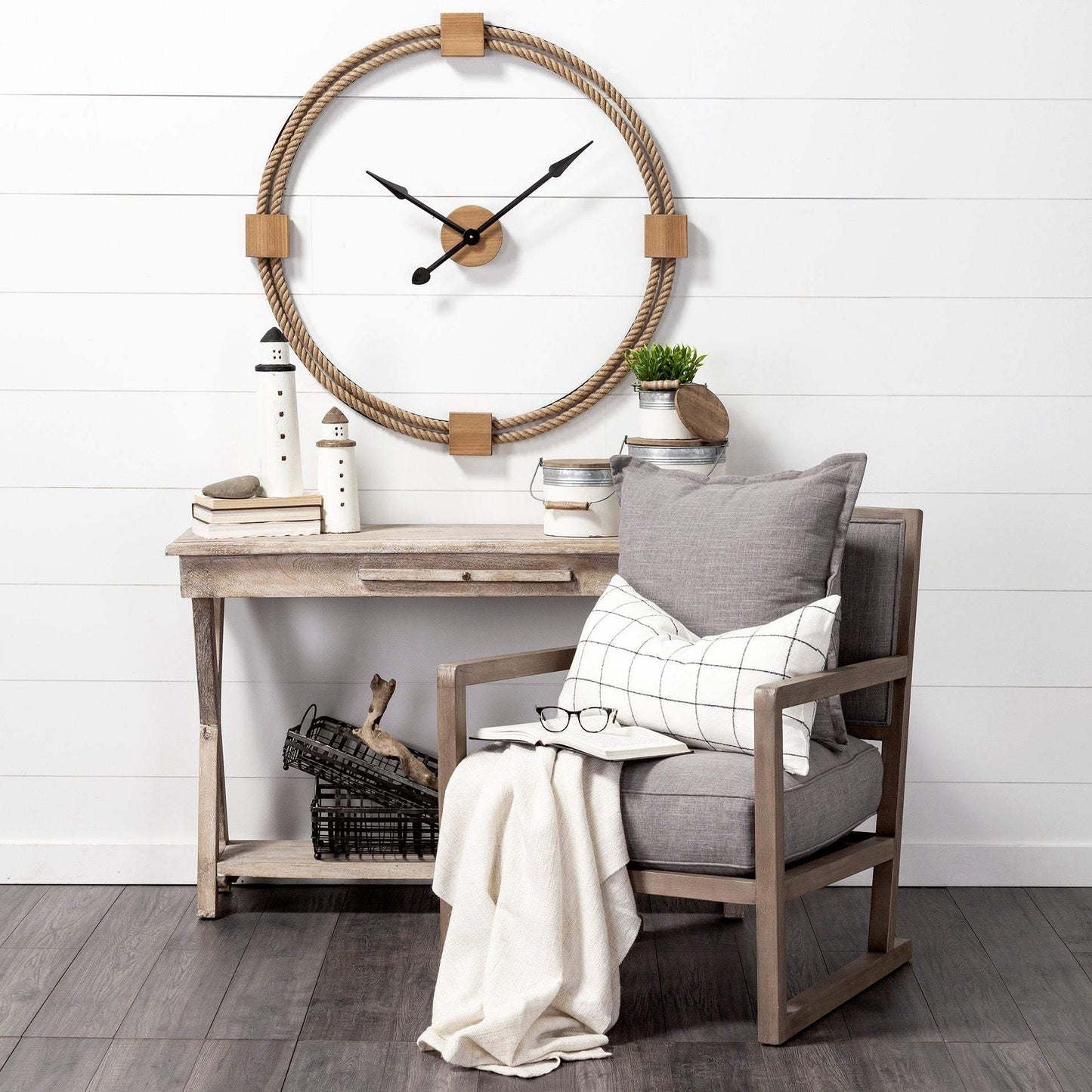 White And Black Grid Lumbar Accent Pillow Cover - Homeroots - Flyclothing LLC