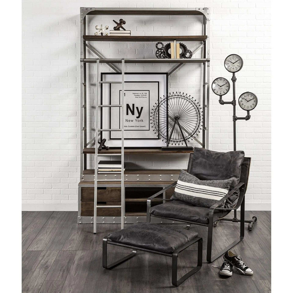 Black And White Striped Lumbar Accent Pillow Cover - Homeroots - Flyclothing LLC