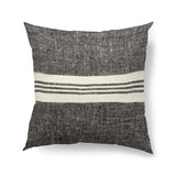 Black And White Stonewash Throw Pillow Cover - Homeroots