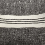 Black And White Stonewash Throw Pillow Cover - Homeroots
