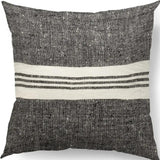 Black And White Stonewash Throw Pillow Cover - Homeroots