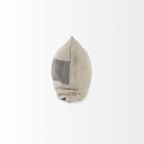 Beige And Black Plaid Pattern Lumbar Throw Pillow Cover - Homeroots - Flyclothing LLC