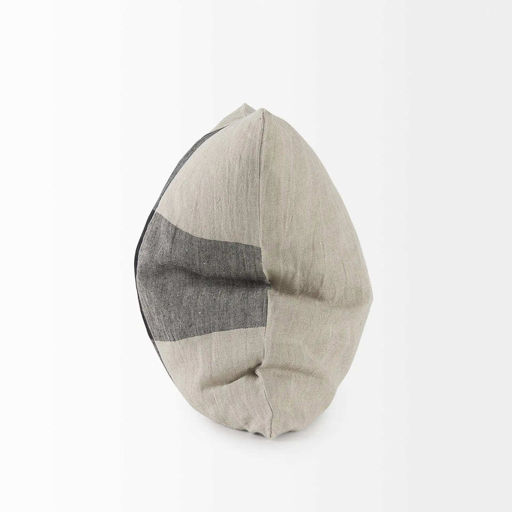 Beige And Black Plaid Pattern Throw Pillow Cover - Homeroots - Flyclothing LLC