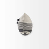 Light Gray Detailed Lumbar Throw Pillow Cover - Homeroots - Flyclothing LLC