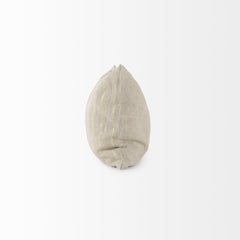 Beige And Gold Striped Lumbar Pillow Cover - Homeroots