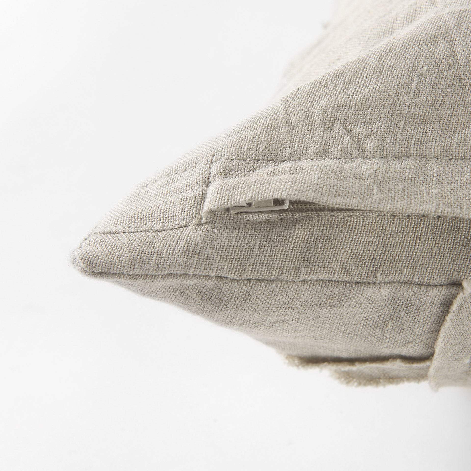 Light Gray Chevron Textured Lumbar Pillow Cover - Homeroots - Flyclothing LLC