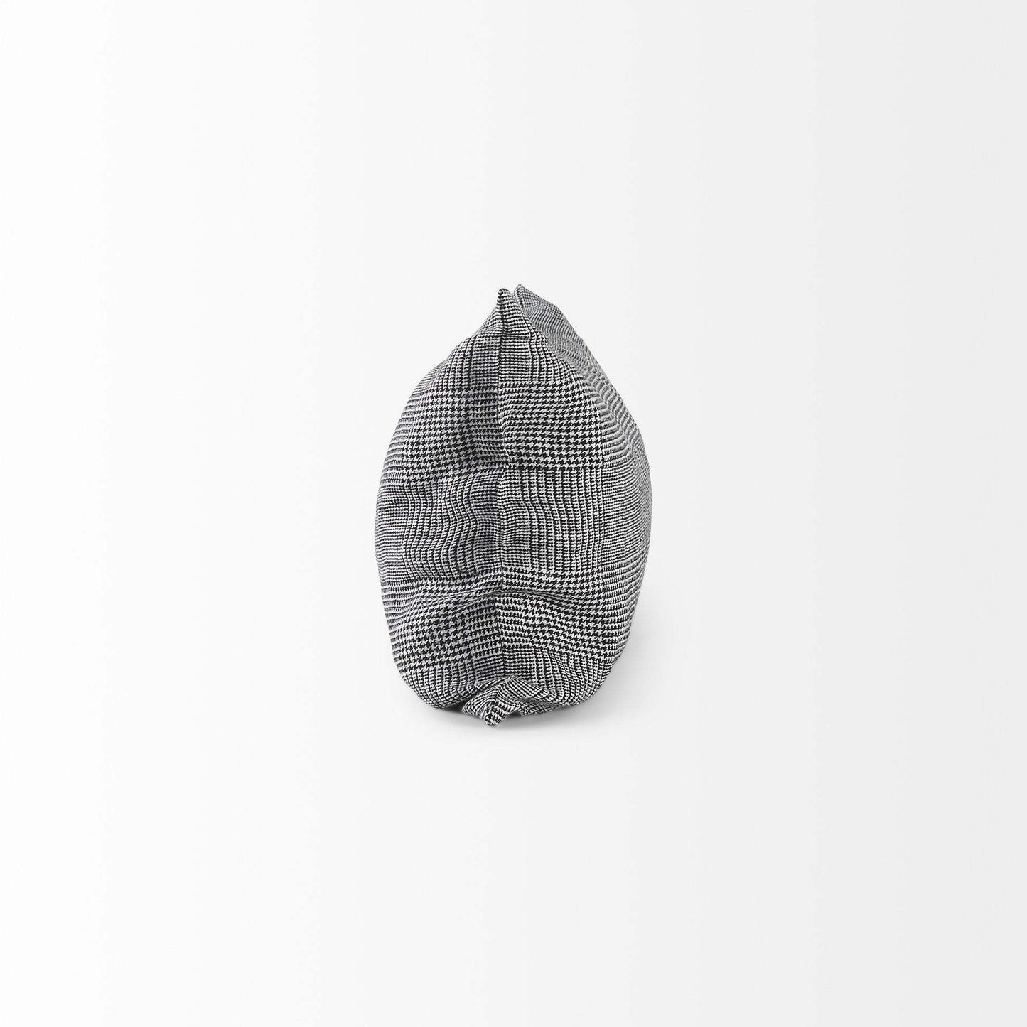 White And Black Pattern Lumbar Throw Pillow Cover - Homeroots - Flyclothing LLC