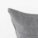 White And Black Pattern Lumbar Throw Pillow Cover - Homeroots - Flyclothing LLC
