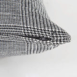 White And Black Pattern Lumbar Throw Pillow Cover - Homeroots - Flyclothing LLC