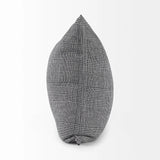 White And Black Pattern Throw Pillow Cover - Homeroots
