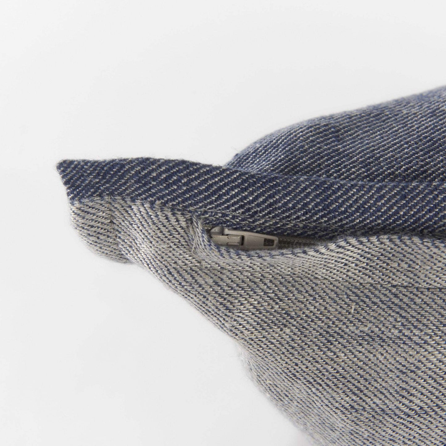 Gray And Blue Color Block Pillow Cover - Homeroots - Flyclothing LLC