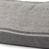 Light And Dark Gray Lumbar Throw Pillow Cover - Homeroots - Flyclothing LLC
