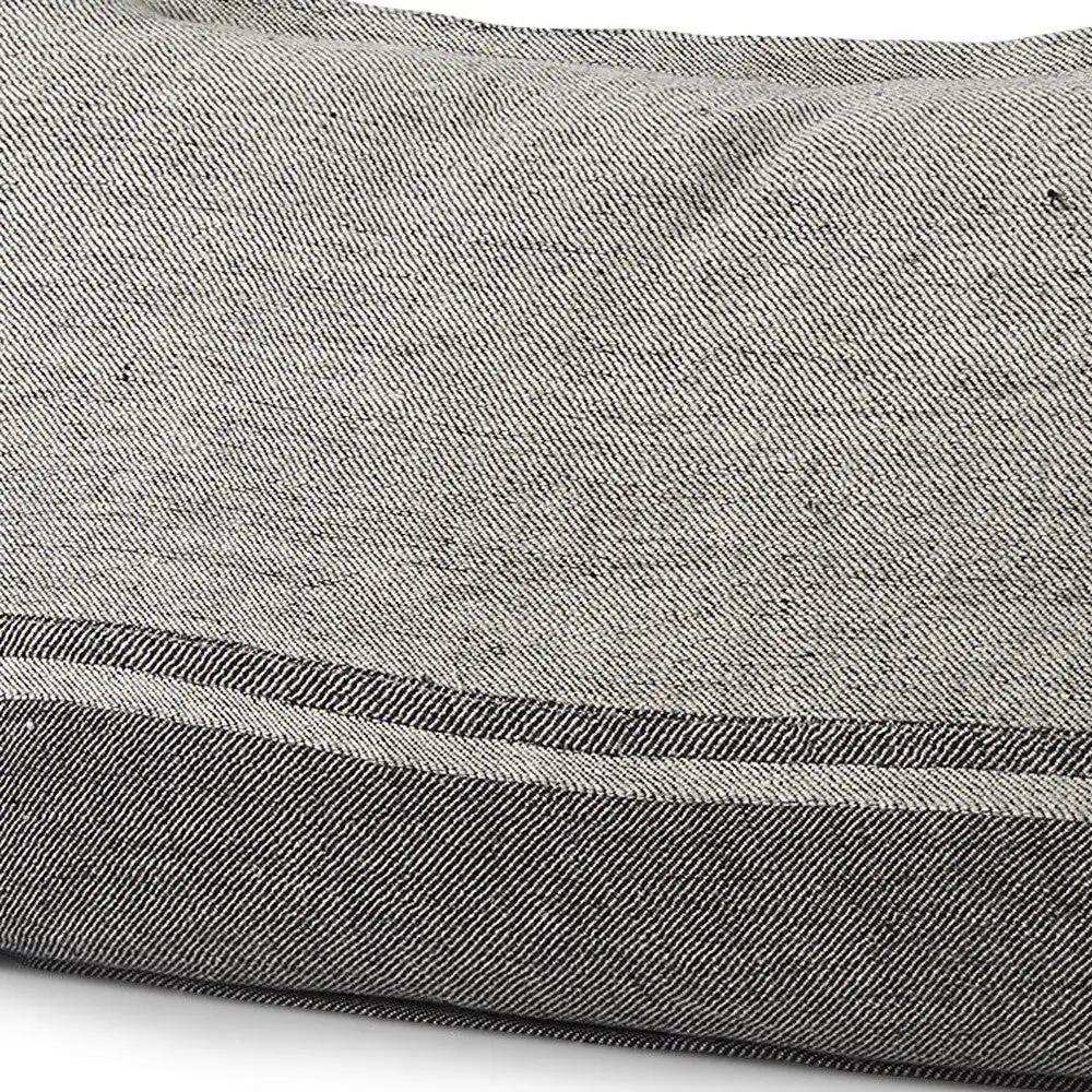 Light And Dark Gray Lumbar Throw Pillow Cover - Homeroots - Flyclothing LLC