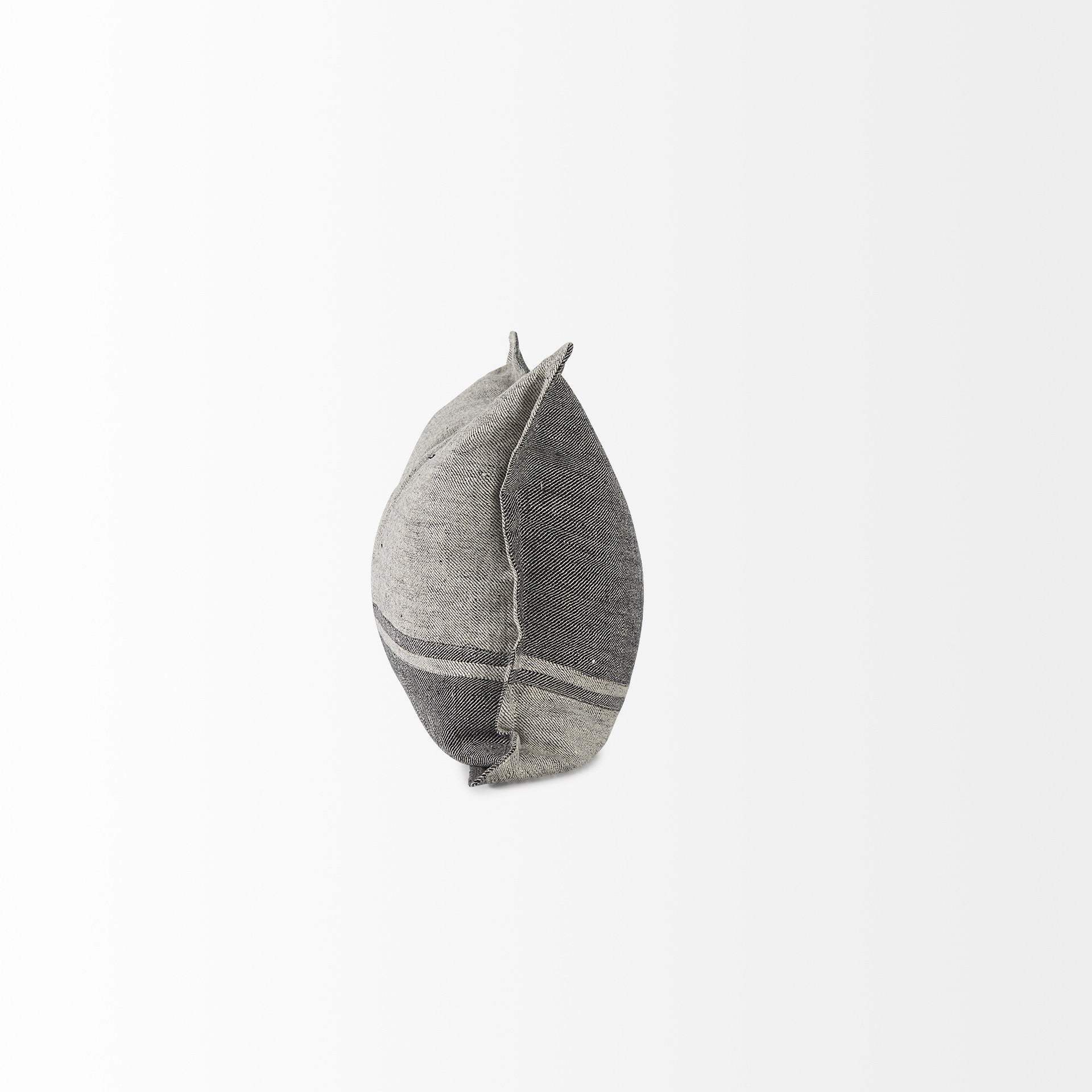 Light And Dark Gray Lumbar Throw Pillow Cover - Homeroots - Flyclothing LLC
