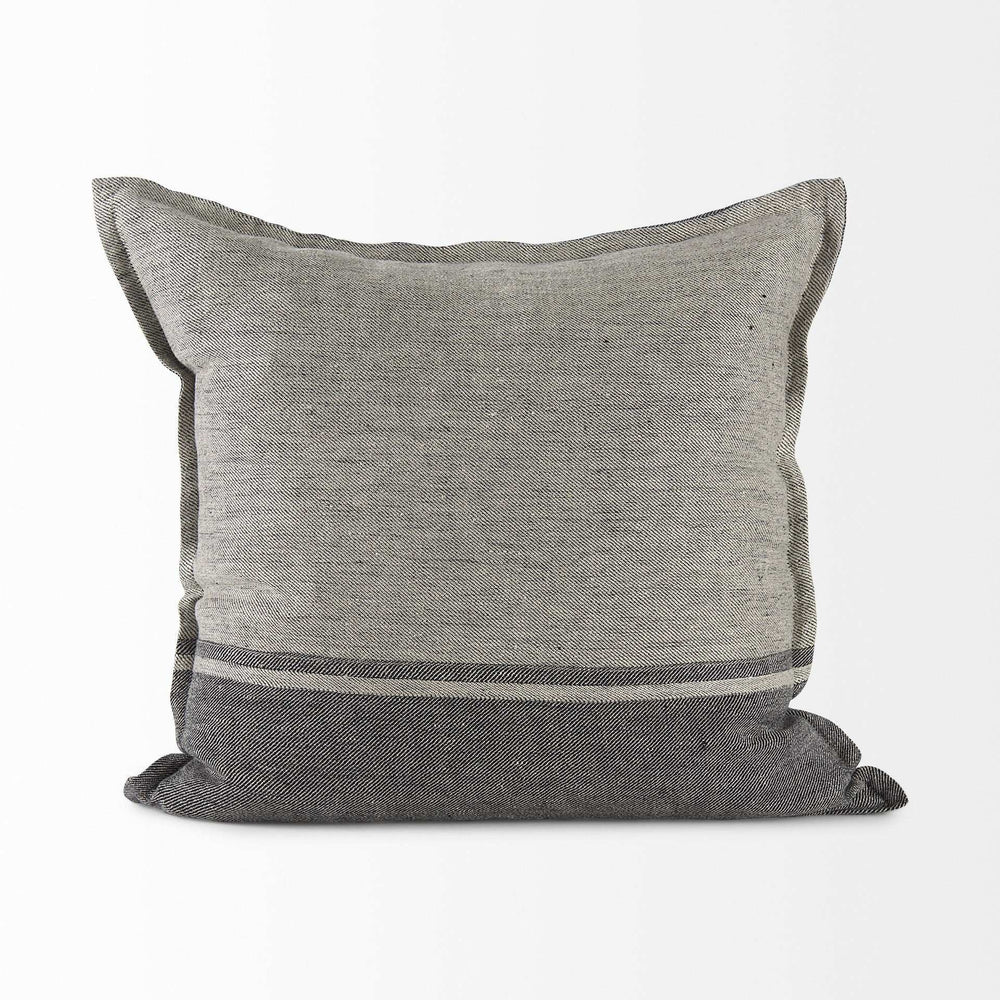 Light And Dark Gray Cushion Cover - Homeroots - Flyclothing LLC