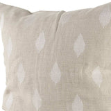 Beige And White Patterned Pillow Cover - Homeroots - Flyclothing LLC
