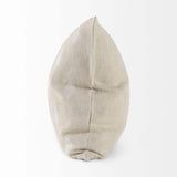 Beige And White Patterned Pillow Cover - Homeroots - Flyclothing LLC