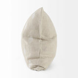Beige And White Patterned Pillow Cover - Homeroots
