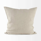 Beige And White Patterned Pillow Cover - Homeroots - Flyclothing LLC