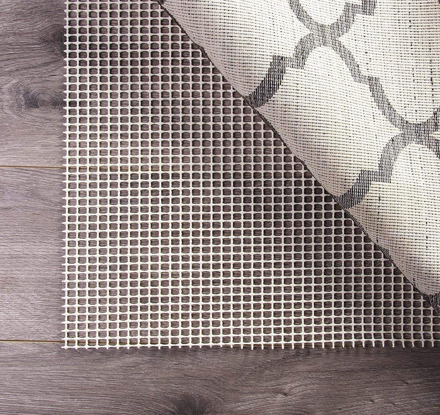 7' X 10' Ivory Queen's Supreme Non Slip Rug Pad - Homeroots - Flyclothing LLC
