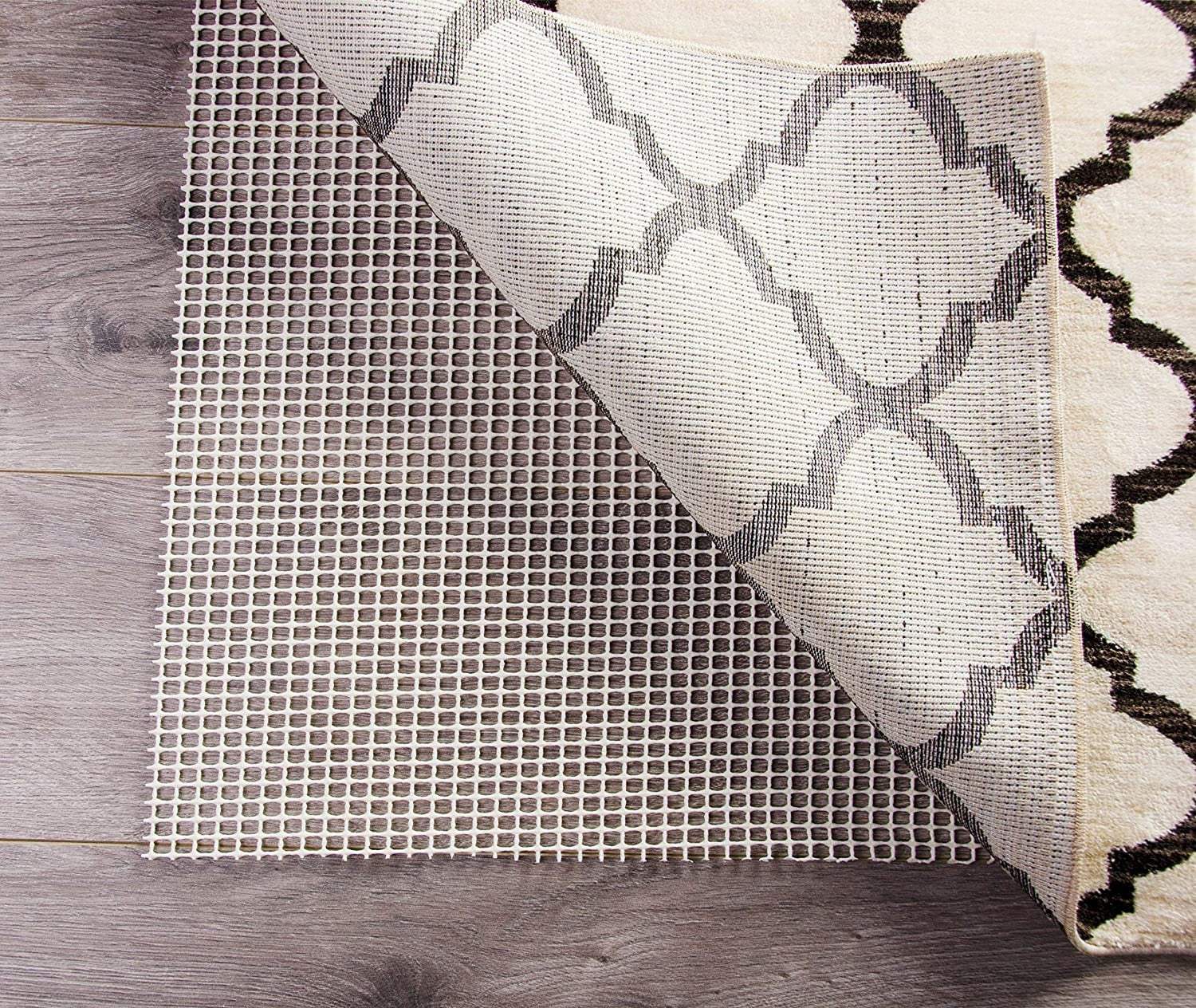 7' X 10' Ivory Queen's Supreme Non Slip Rug Pad - Homeroots - Flyclothing LLC