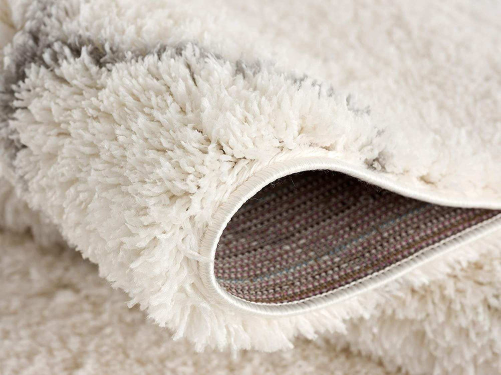 4' X 6' Ivory Modern Uneven Lattice Area Rug - Homeroots - Flyclothing LLC