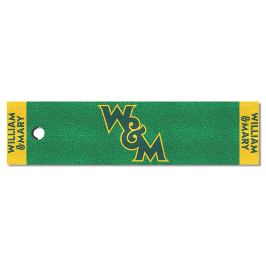 William & Mary Tribe Putting Green Mat - 1.5ft. x 6ft. - William & Mary - Flyclothing LLC