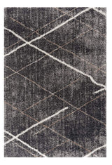 3' X 5' Gray Modern Distressed Lines Area Rug - Homeroots - Flyclothing LLC