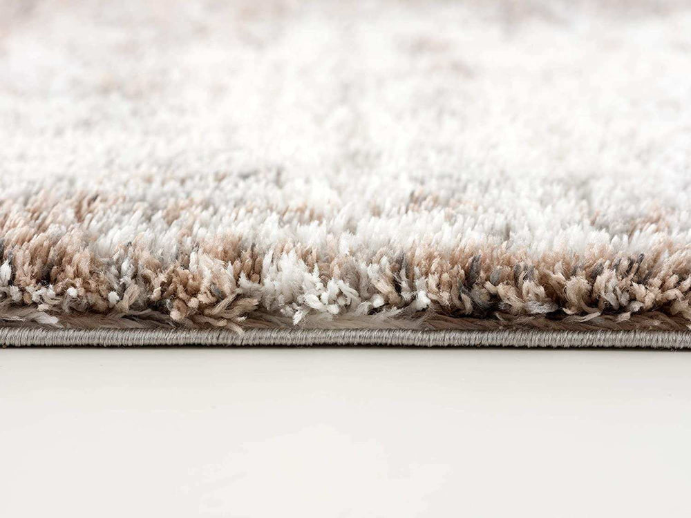 4' X 6' Ivory And Navy Retro Modern Area Rug - Homeroots - Flyclothing LLC