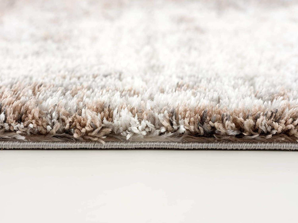 5' X 8' Ivory And Navy Retro Modern Area Rug - Homeroots - Flyclothing LLC