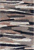4' X 6' Gray And Black Strokes Area Rug - Homeroots - Flyclothing LLC