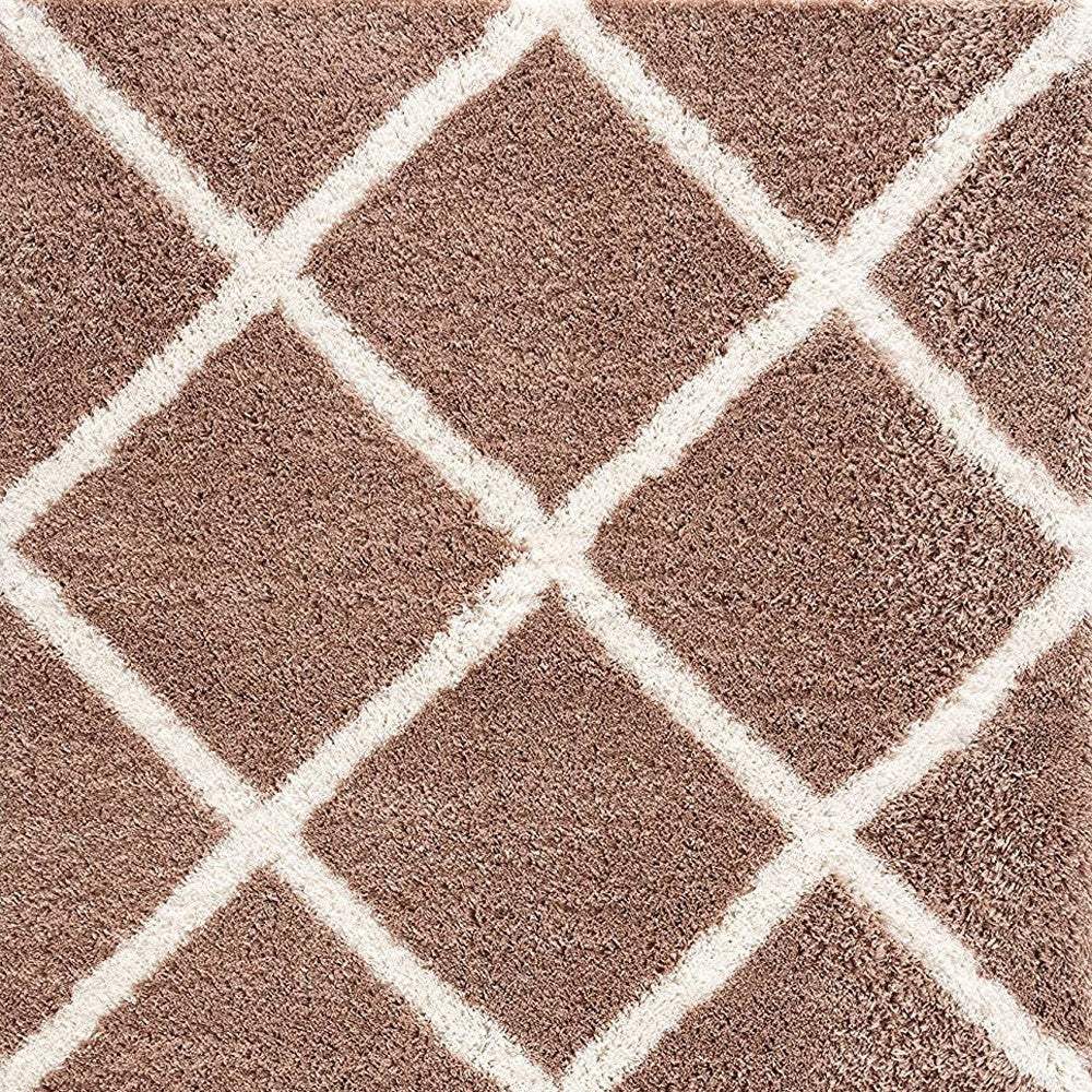 3' X 5' Beige Geometric Area Rug - Homeroots - Flyclothing LLC