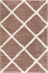 4' X 6' Beige Geometric Area Rug - Homeroots - Flyclothing LLC