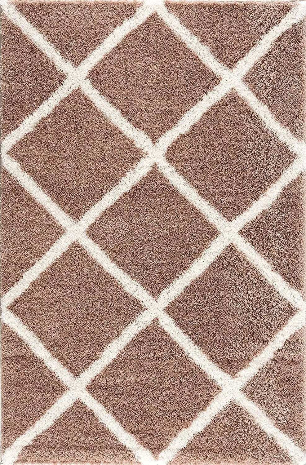 4' X 6' Beige Geometric Area Rug - Homeroots - Flyclothing LLC