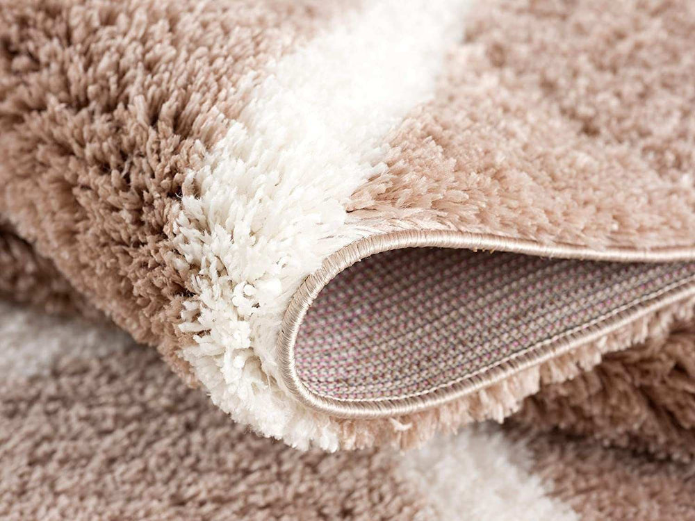 5' X 8' Beige Geometric Area Rug - Homeroots - Flyclothing LLC