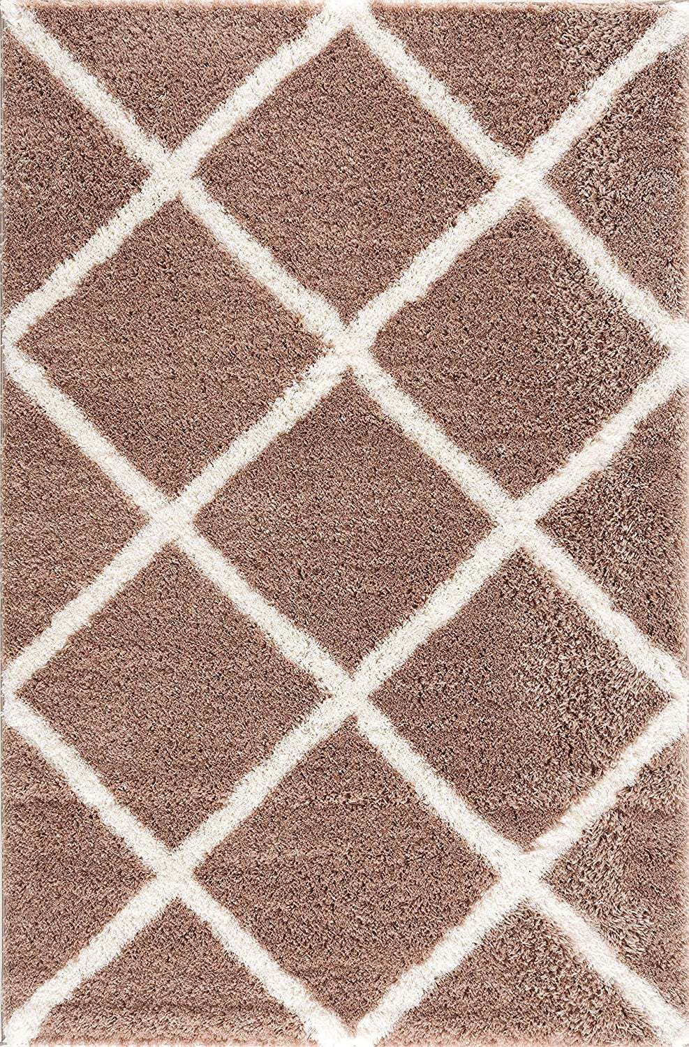 8' X 11' Beige Geometric Area Rug - Homeroots - Flyclothing LLC