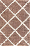 8' X 11' Beige Geometric Area Rug - Homeroots