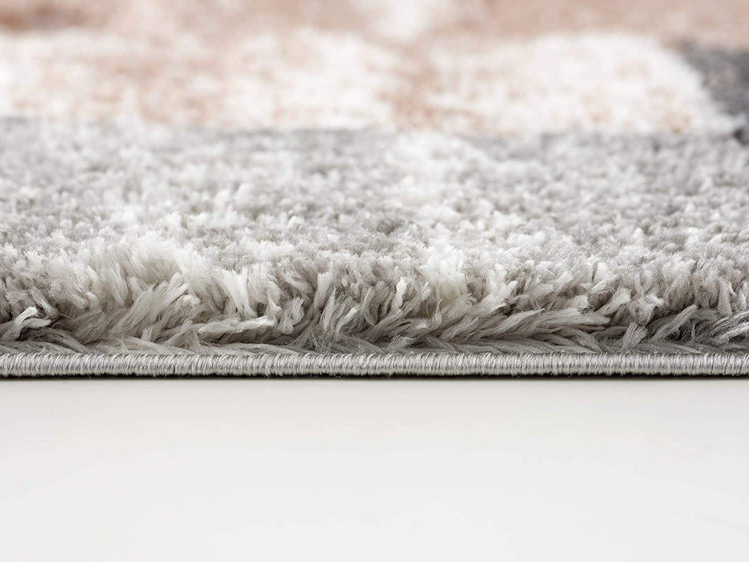 4' X 6' Beige Modern Blocks Area Rug - Homeroots - Flyclothing LLC