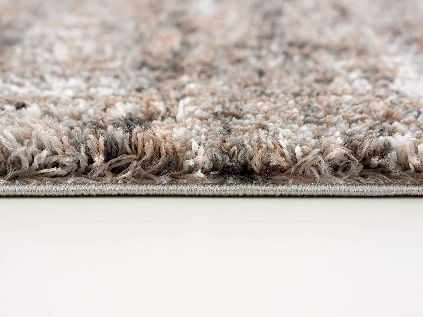 4' X 6' Ivory And Brown Retro Mod Area Rug - Homeroots - Flyclothing LLC