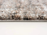 4' X 6' Ivory And Brown Retro Mod Area Rug - Homeroots
