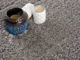 4' X 6' Gray Modern Solid Shag Area Rug - Homeroots - Flyclothing LLC