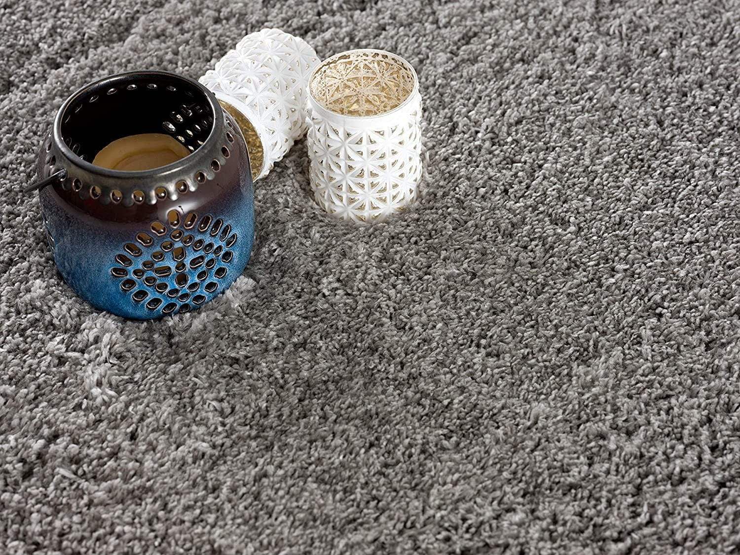 4' X 6' Ivory Modern Solid Shag Area Rug - Homeroots - Flyclothing LLC
