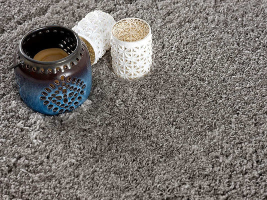 5' X 8' Ivory Modern Solid Shag Area Rug - Homeroots - Flyclothing LLC