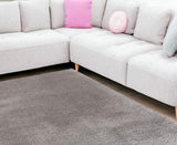 7' X 9' Ivory Modern Solid Shag Area Rug - Homeroots - Flyclothing LLC