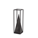 Petite Black Metal Framed Pyramid Decor Piece - Homeroots - Flyclothing LLC